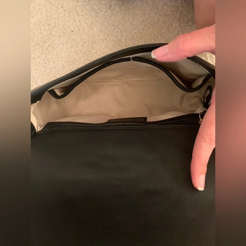 INC Ajae Flap Quilted Crossbody/Shoulder Bag - Picture 3 of 4